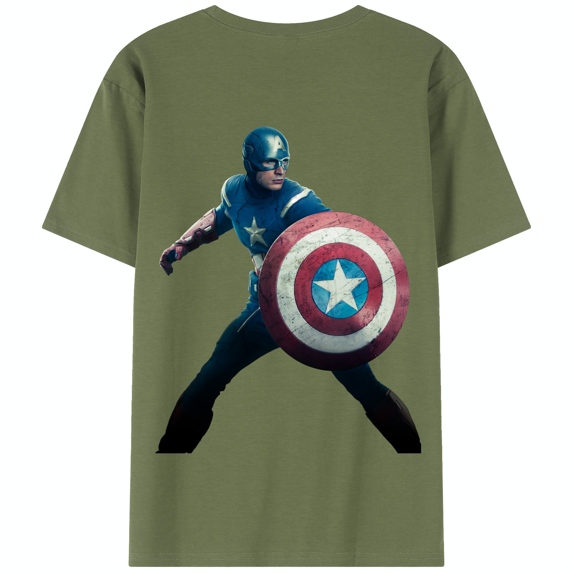 （画像用） アベンジャーズ The Avengers 綿100％半袖Tシャツ（背面プリント）